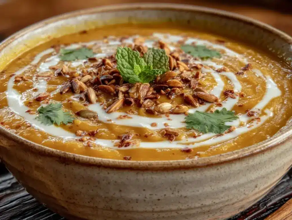 cremige Kürbissuppe in 20 Min - featured image