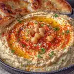 Cremiger Hummus mit Paprika - featured image