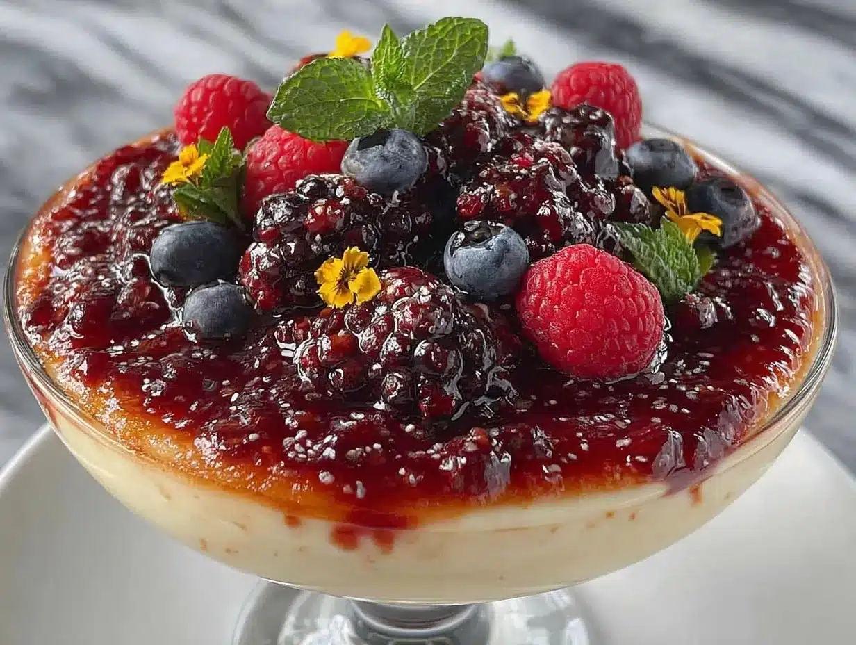 Einfache Panna Cotta: Dessert in 10 Min 4 einfache Panna Cotta preparation steps