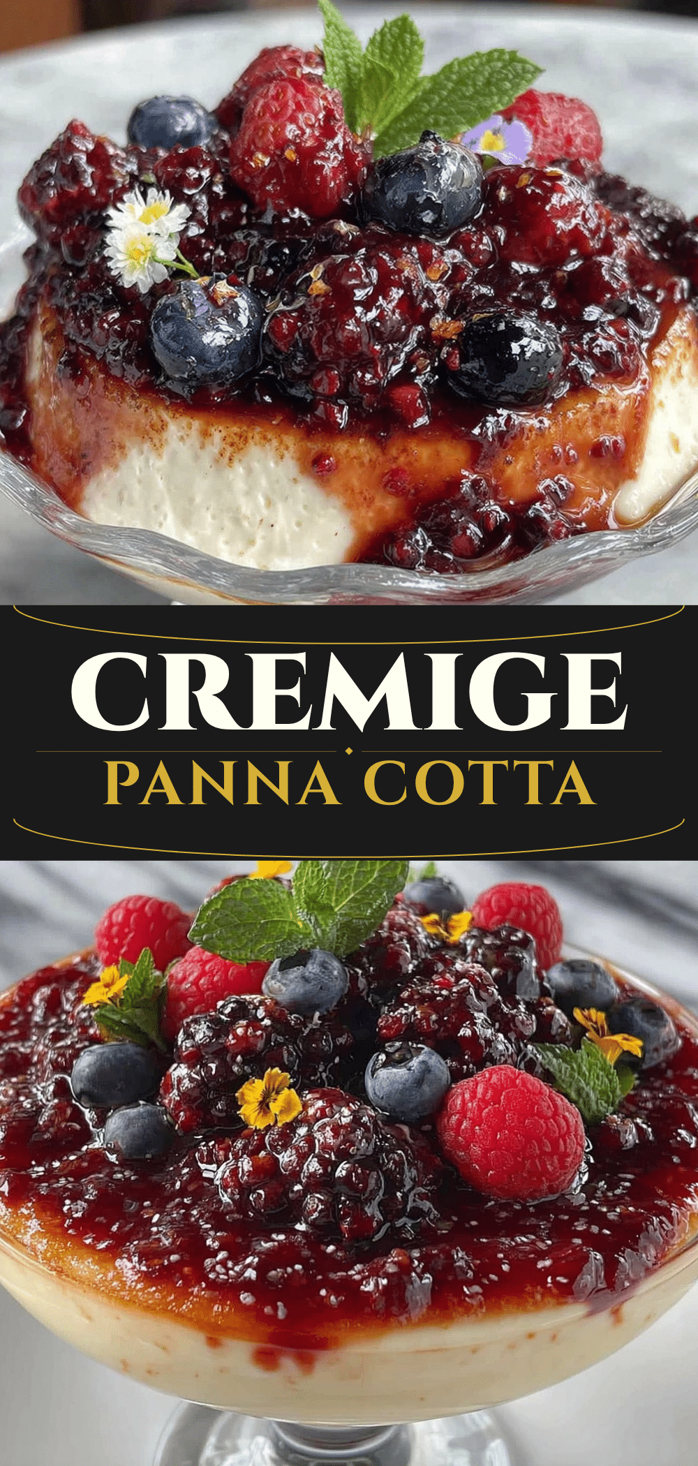 Einfache Panna Cotta: Dessert in 10 Min 5 einfache Panna Cotta recipe