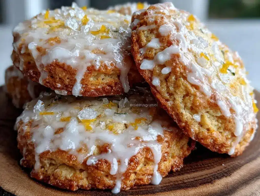 Einfache Zitronenkekse mit Zuckerguss - featured image