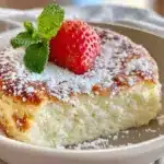 fluffiger Käsekuchen ohne Boden - featured image