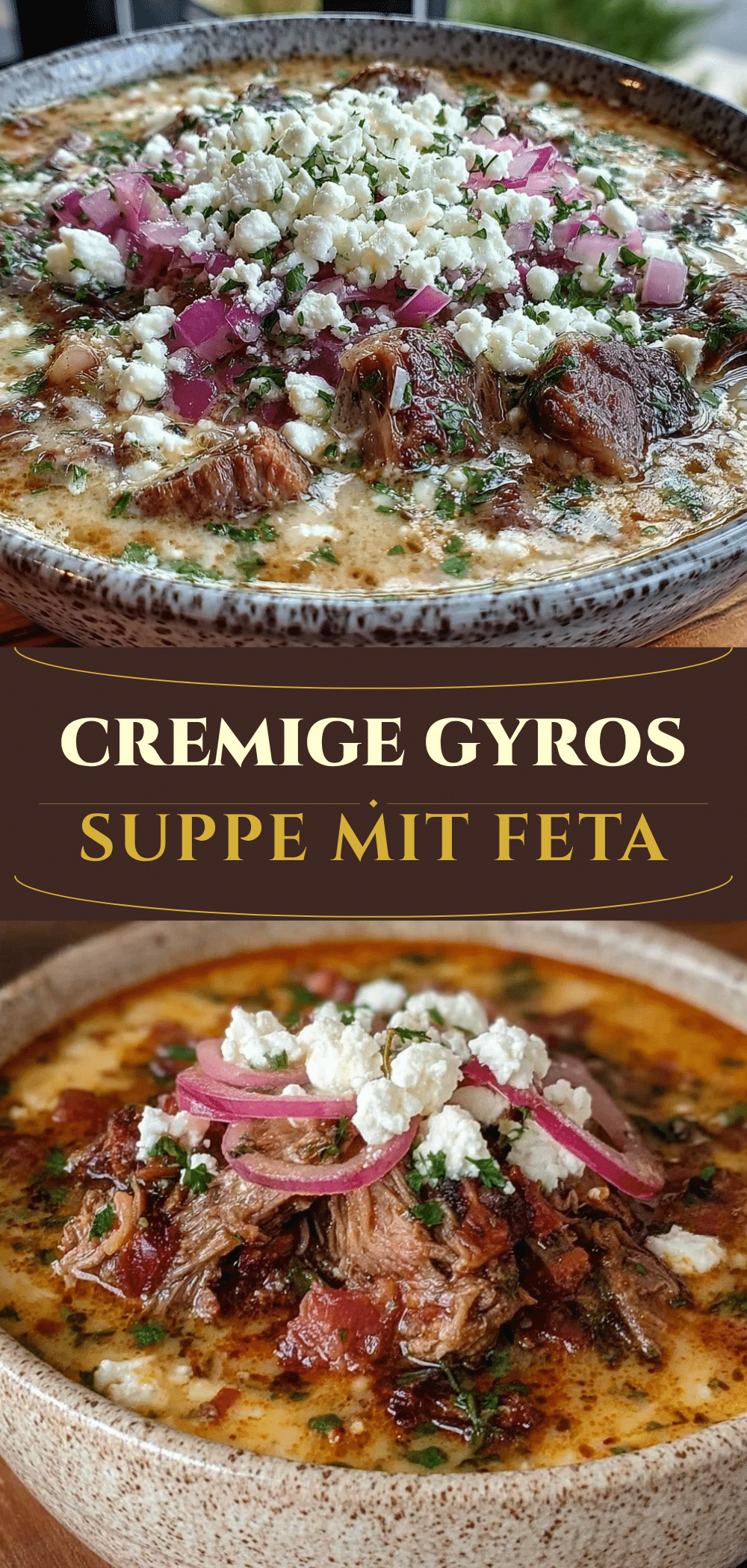 Griechische Gyrossuppe mit Feta: Cremig & In 15 Min 5 Griechische Gyrossuppe mit Feta recipe