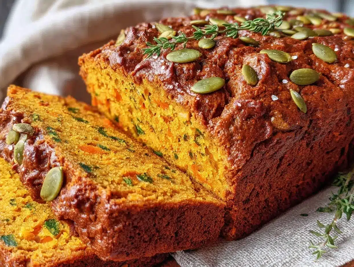 Herzhaftes Kürbisbrot mit Kürbiskernen: 5pm Rettung 4 herzhafte Kürbisbrot mit Kürbiskernen preparation steps