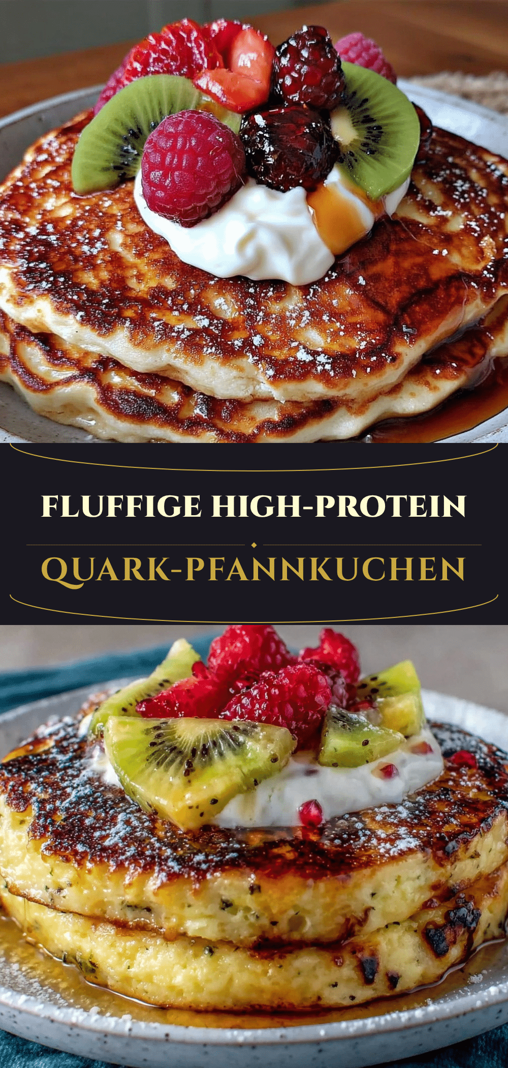 High-Protein Quark-Pfannkuchen in 10 Min: Der 5-Uhr-Rettungstripp 5 High-Protein Quark-Pfannkuchen recipe