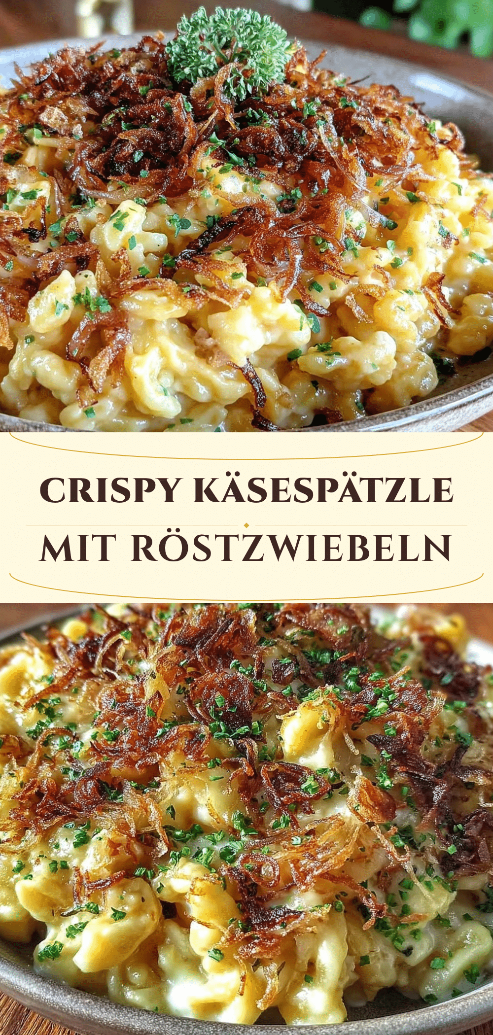 Käsespätzle mit Röstzwiebeln in 30 Min: Das perfekte 5pm-Abendessen 5 Käsespätzle mit Röstzwiebeln in 30 Min recipe