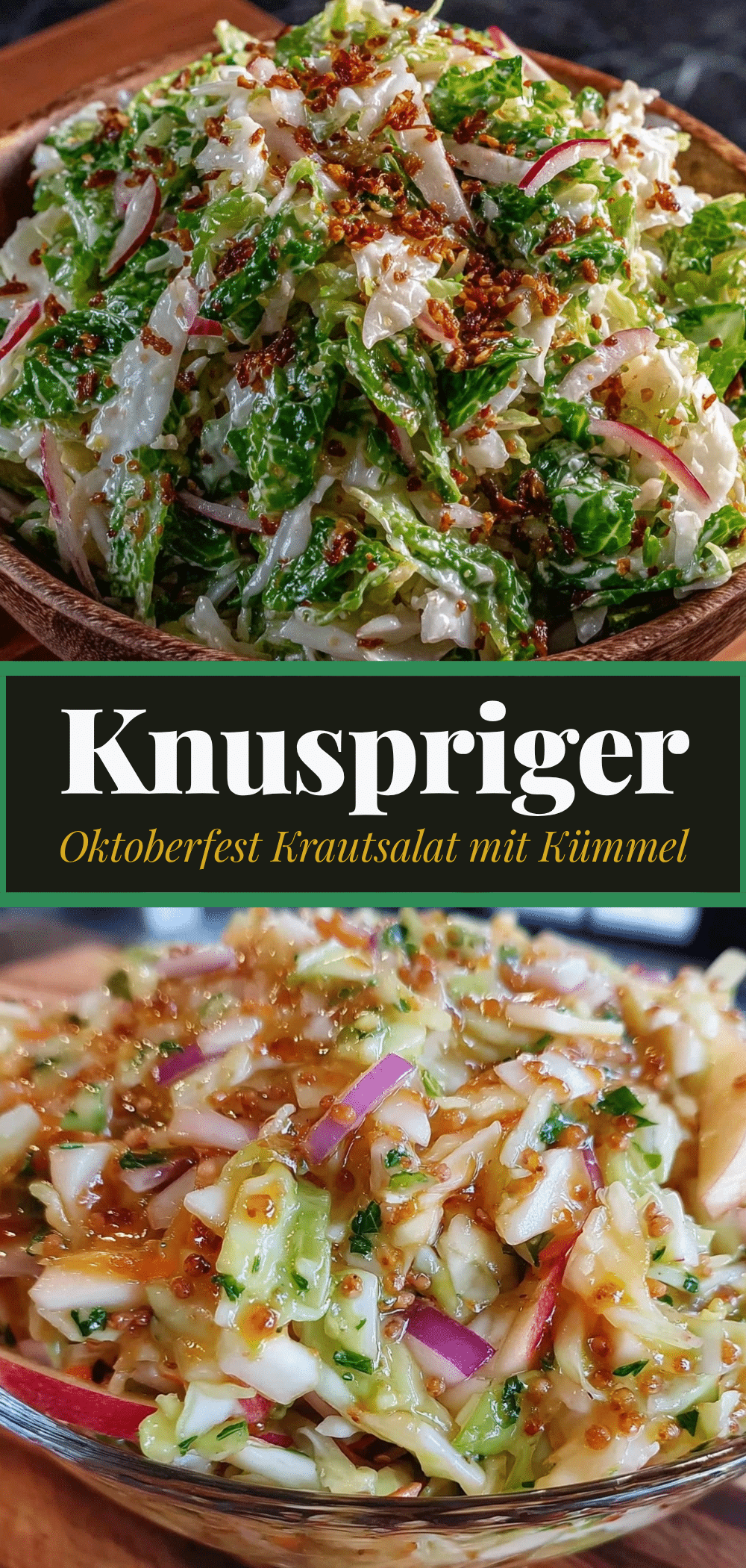 Knuspriger Oktoberfest Krautsalat: Quick 5pm Dinner 5 Knuspriger Oktoberfest Krautsalat recipe