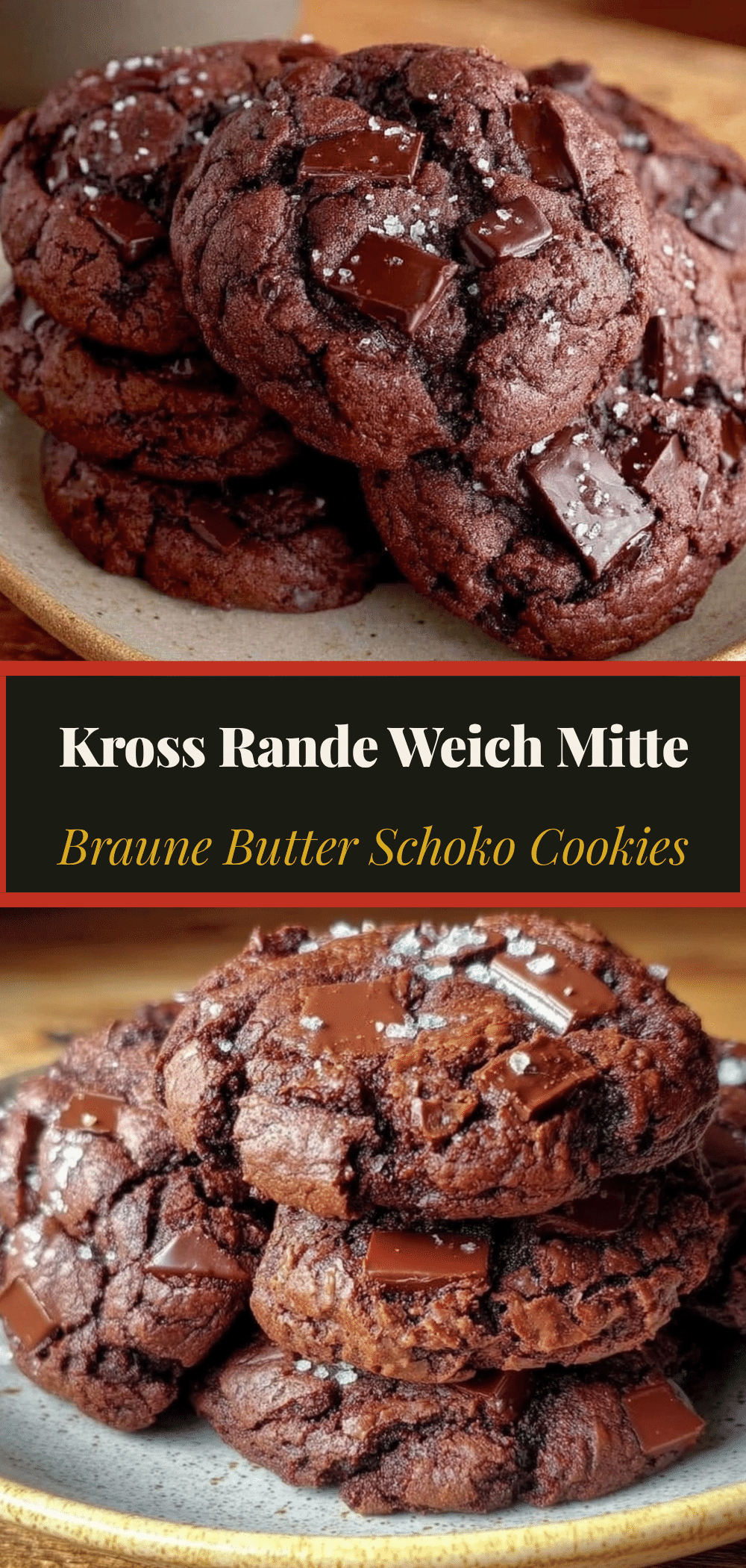Krosse Schoko-Cookies: Super Easy 5pm Dinner 5 krosse Schoko-Cookies mit brauner Butter recipe