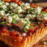 Kürbis-Flammkuchen mit Ziegenkäse - featured image