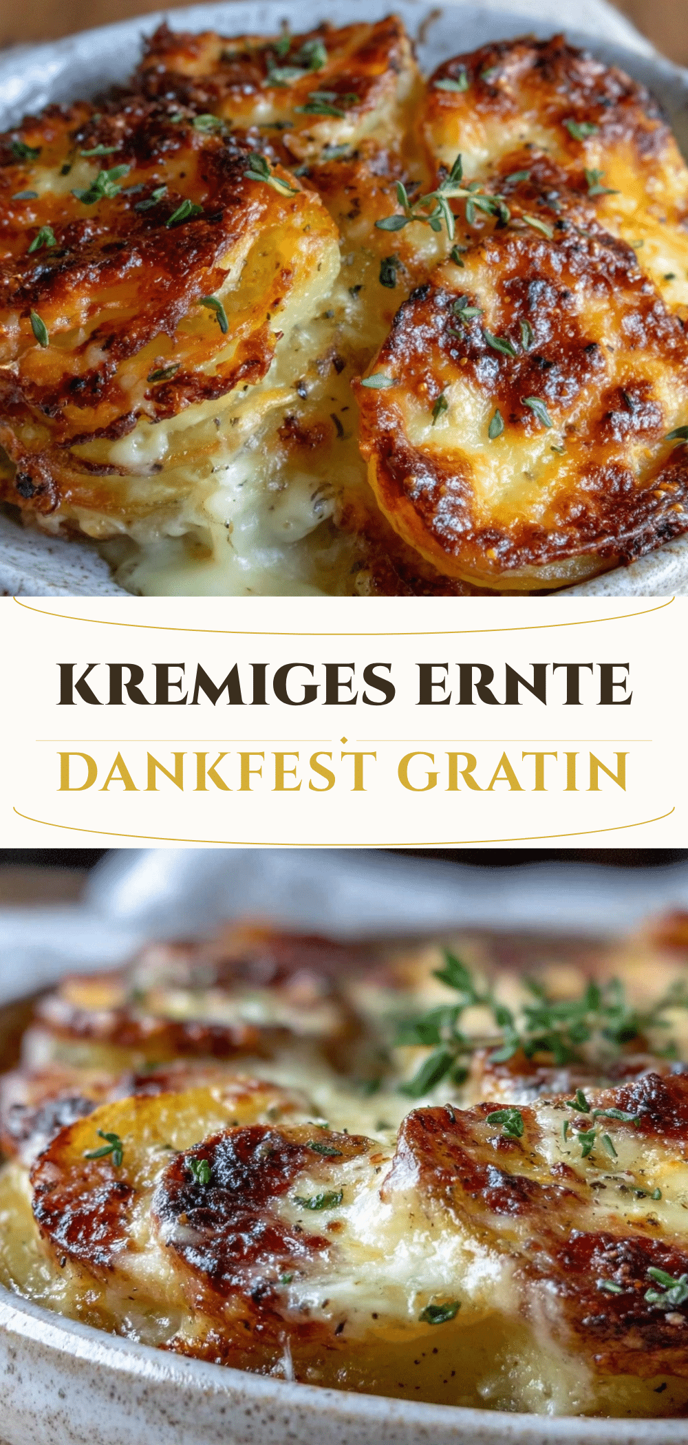 Cremiges Erntedankfest Kürbis-Kartoffel-Gratin: Das 5pm-Rettungsgericht 5 Kürbis-Kartoffel-Gratin recipe