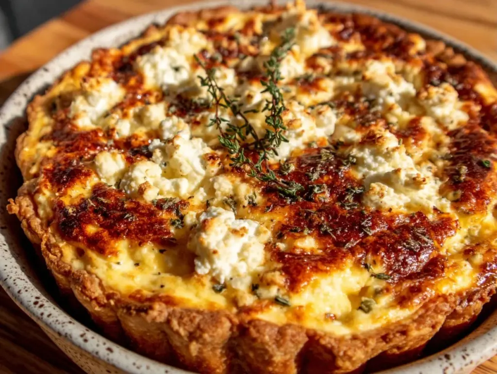Kürbis-Quiche mit Feta - featured image