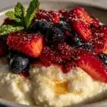 leichte Quarkspeise mit frischen Früchten in 10 Min - featured image