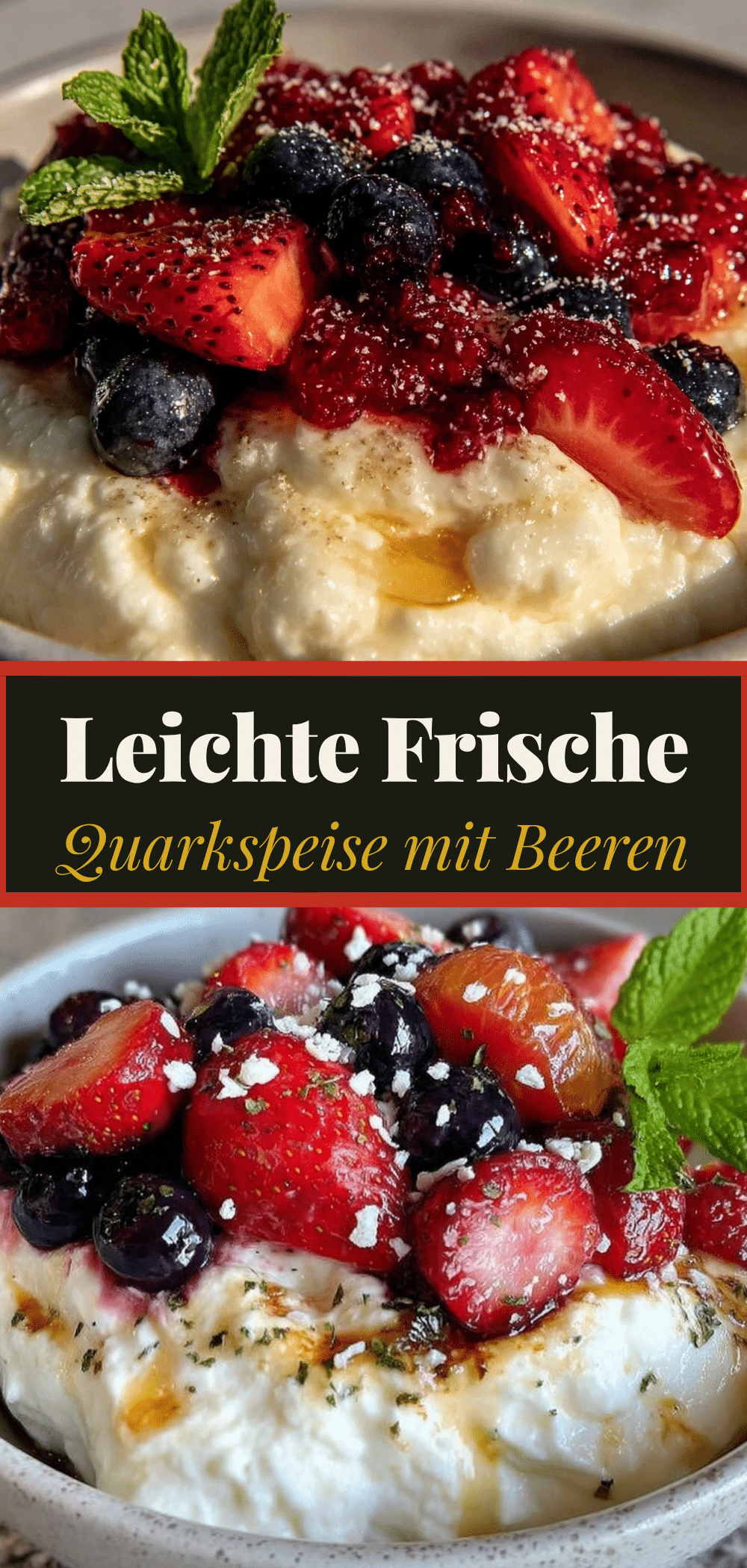 Leichte Quarkspeise: Frisch & Fertig in 10 Min 5 leichte Quarkspeise mit frischen Früchten in 10 Min recipe