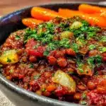 Linsenbolognese mit Karotten - featured image