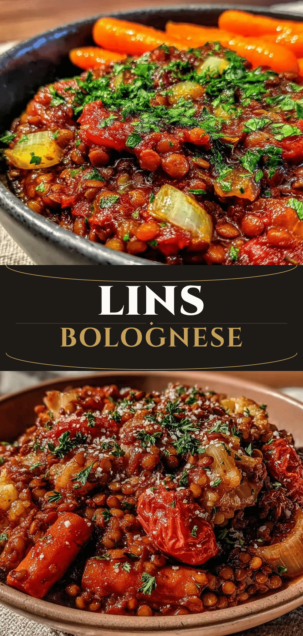 Linsenbolognese mit Karotten: Das 20-Minuten Dinner 5 Linsenbolognese mit Karotten recipe