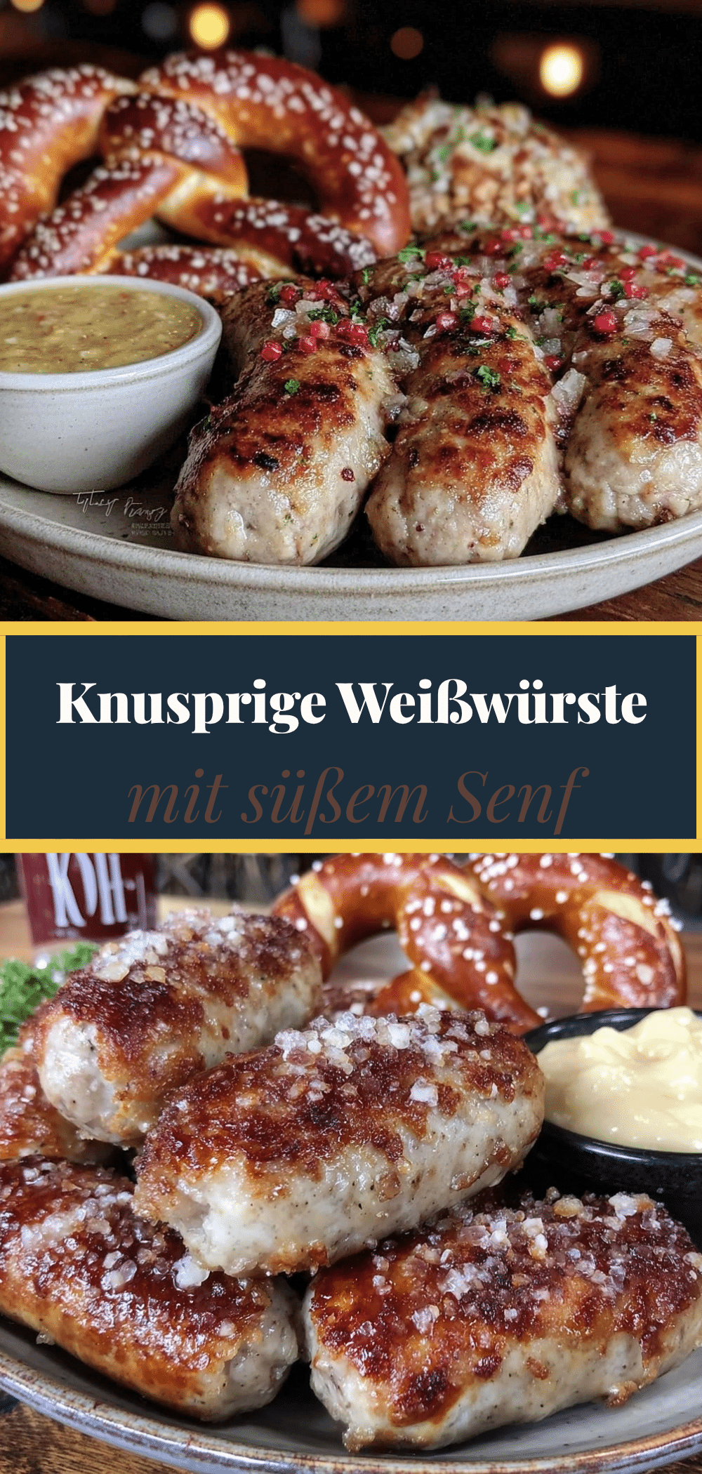 Oktoberfest Weißwurst mit süßem Senf: In 15 Min. fertig 5 Oktoberfest Weißwurst mit süßem Senf recipe