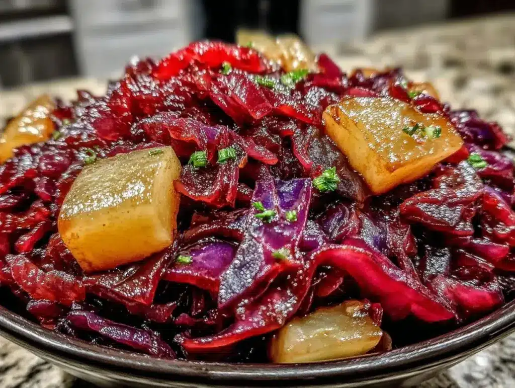 Omas Rotkohl mit Äpfeln - featured image