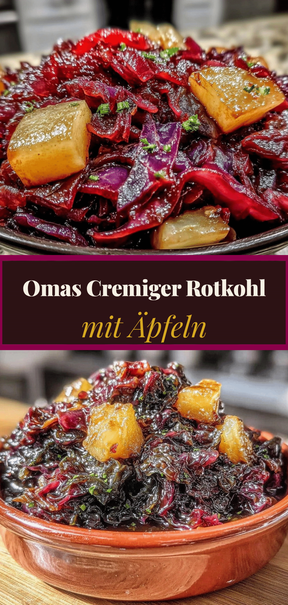Omas Rotkohl mit Äpfeln: Super easy in 20 Min 5 Omas Rotkohl mit Äpfeln recipe