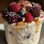 Overnight Oats mit Beeren - featured image