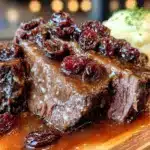 Rheinischer Sauerbraten mit Rosinen - featured image