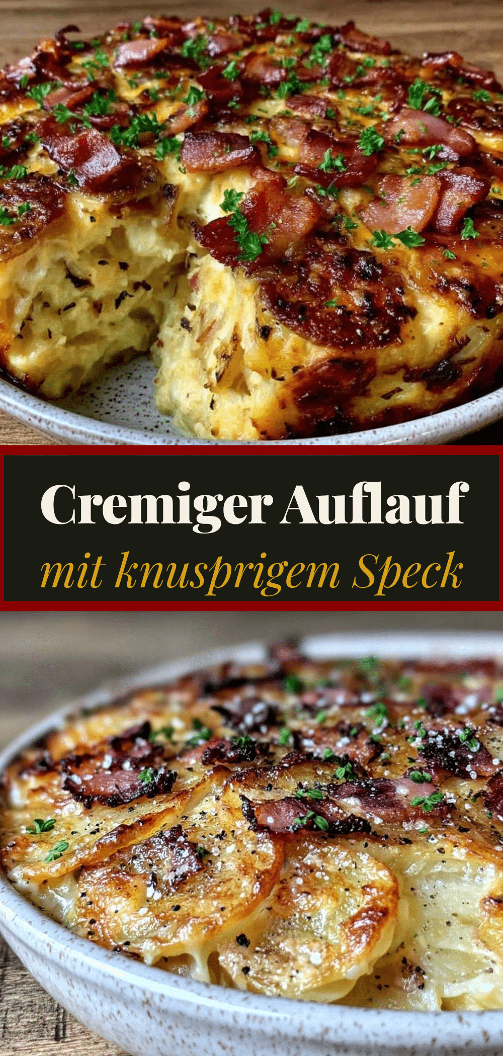Sauerkrautauflauf mit Speck: In 45 Min fertig 5 Sauerkrautauflauf mit Speck recipe