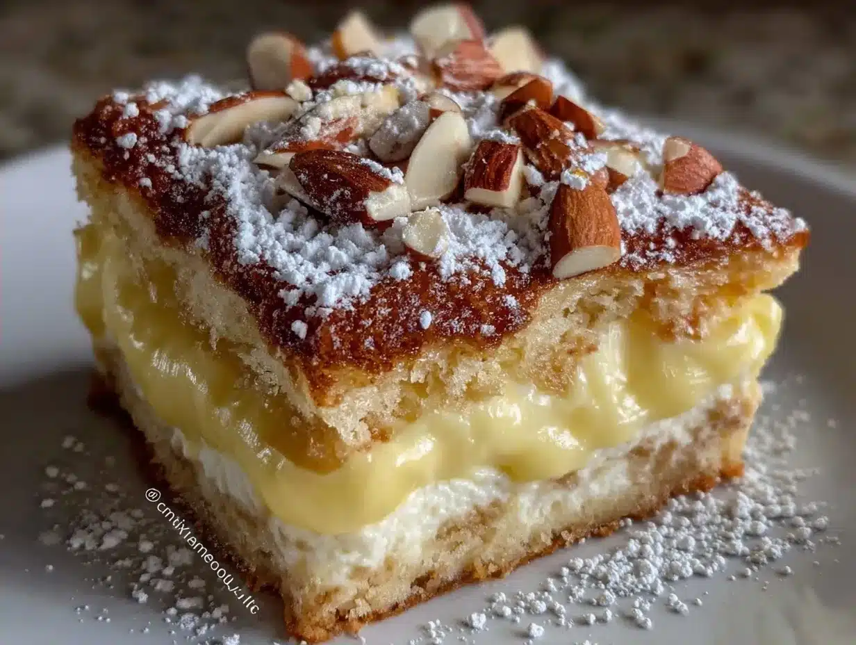 Zitronige Butterschnitte: 10 Min. Rezept 4 zitronige Butterschnitte preparation steps