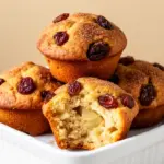 Bratapfel-Muffins mit Zimt und Rosinen - featured image