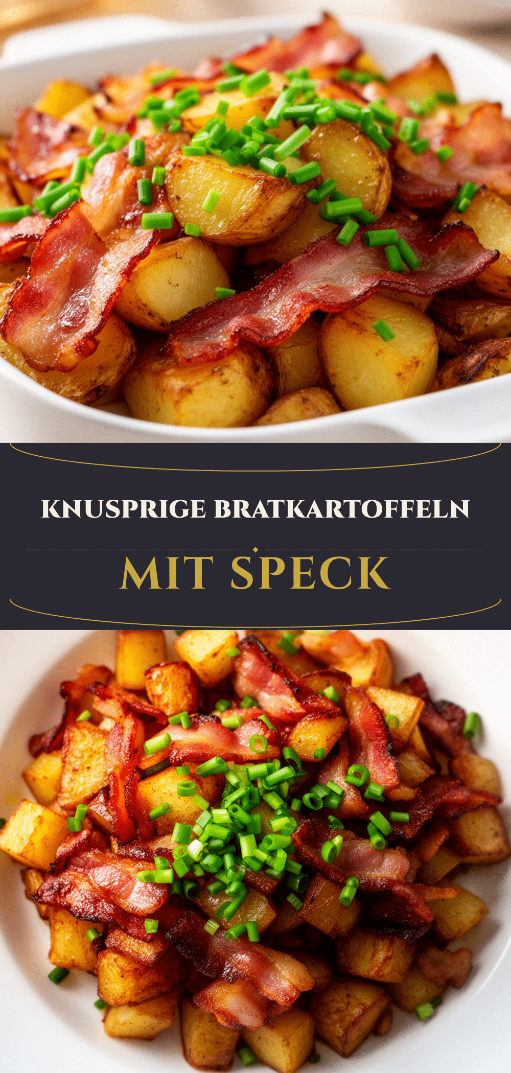 Knusprige Bratkartoffeln mit Speck: 5 Min. Abendessen 5 Bratkartoffeln mit Speck recipe