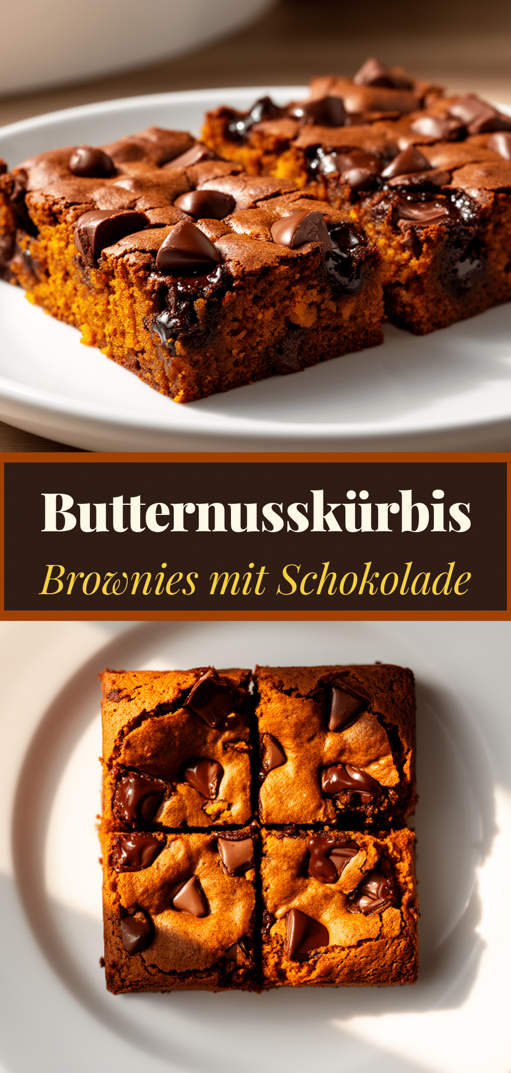 Butternusskürbis Brownies: Die besten gesunden Rezepte 5 Butternusskürbis Brownies recipe