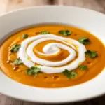 Cremige Erntedank Kürbissuppe - featured image