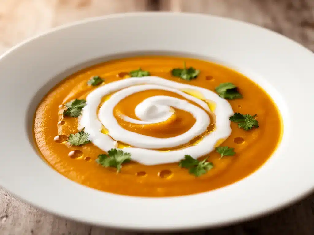 Cremige Erntedank Kürbissuppe - featured image