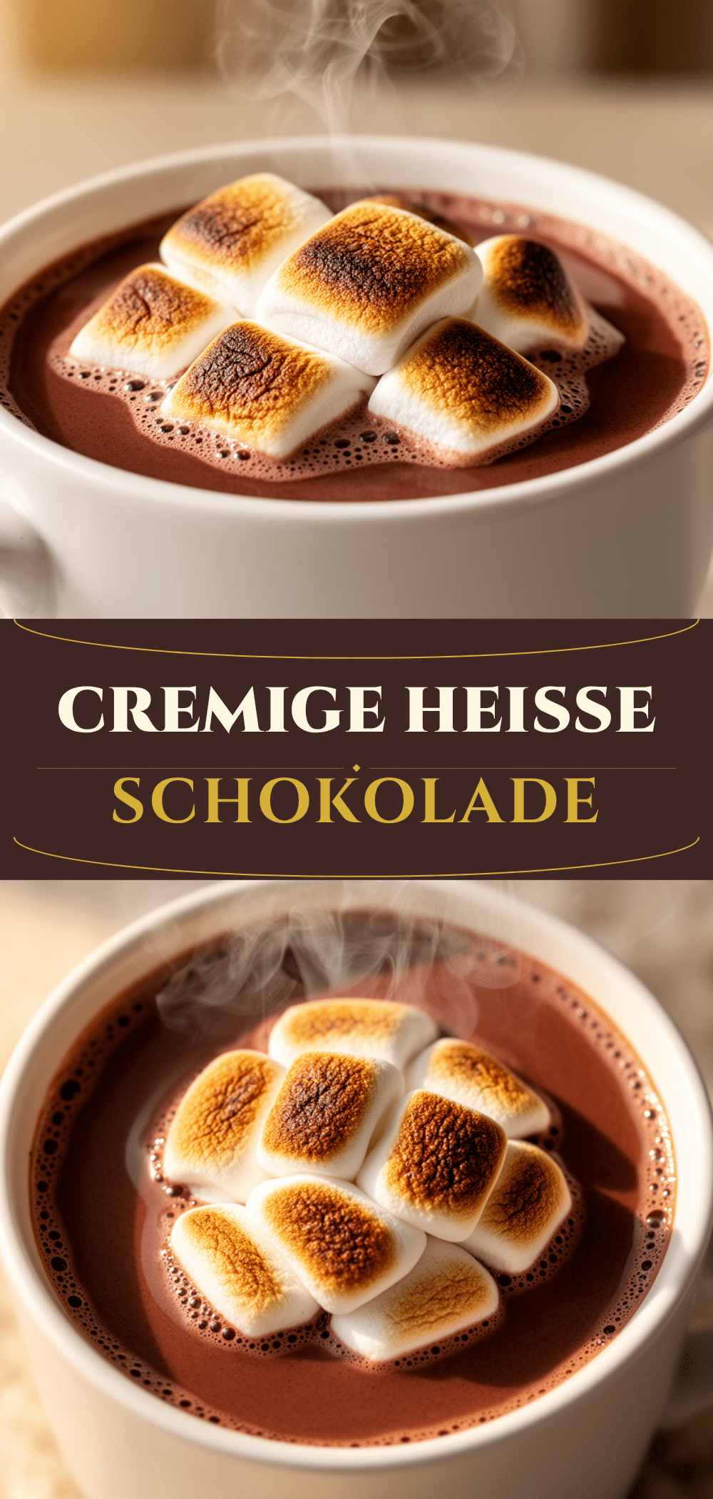 Cremige heiße Schokolade mit Marshmallows: Bestes Rezept 5 cremige heiße Schokolade mit Marshmallows recipe