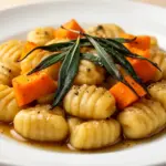 Cremige Kürbis-Gnocchi mit brauner Butter - featured image