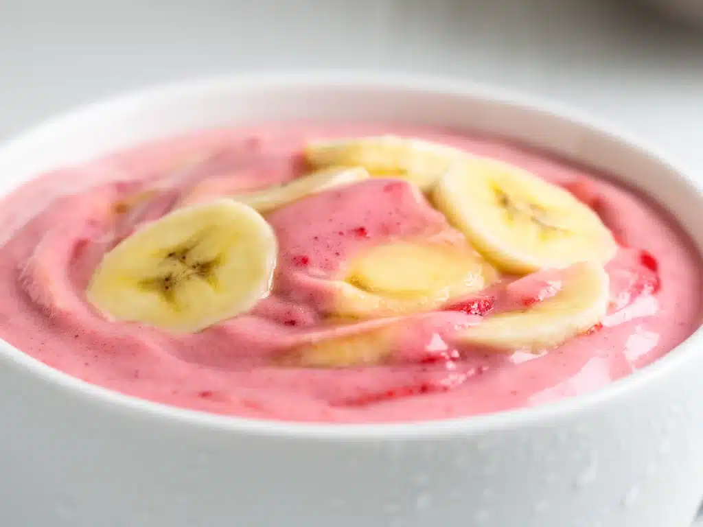 cremiger Erdbeer-Bananen-Smoothie - featured image
