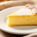Cremiger Käsekuchen ohne Boden - featured image