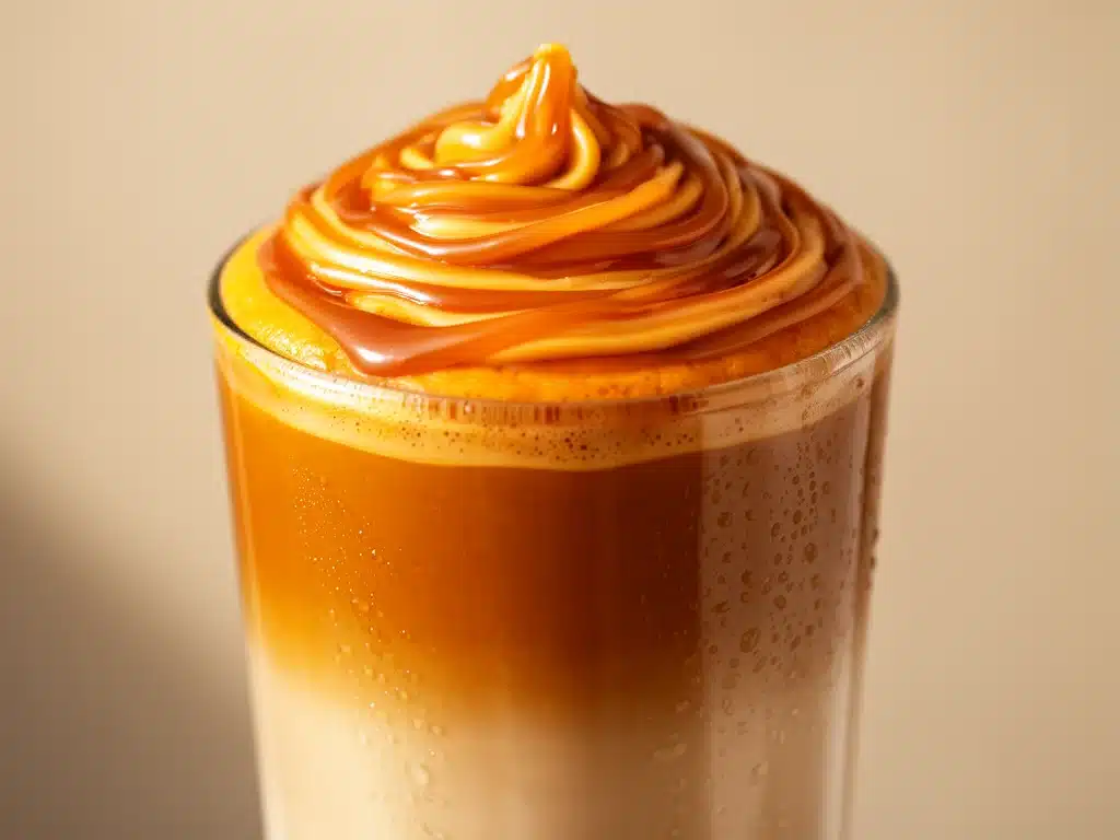 Cremiger Kürbis-Kaffee mit Karamell - featured image