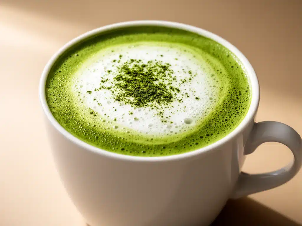 Cremiger Matcha Latte - featured image