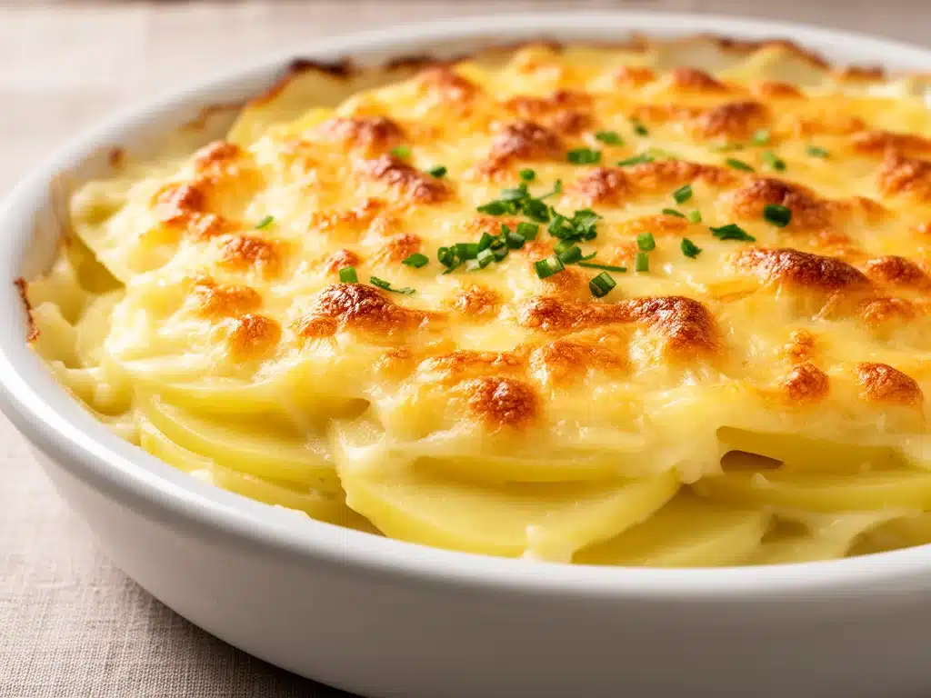 Cremiges Kartoffelgratin mit Emmentaler - featured image