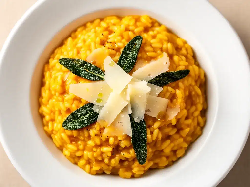 Cremiges Kürbisrisotto mit Salbei in 20 Min: 5 einfache Schritte 4 Cremiges Kürbisrisotto mit Salbei preparation steps