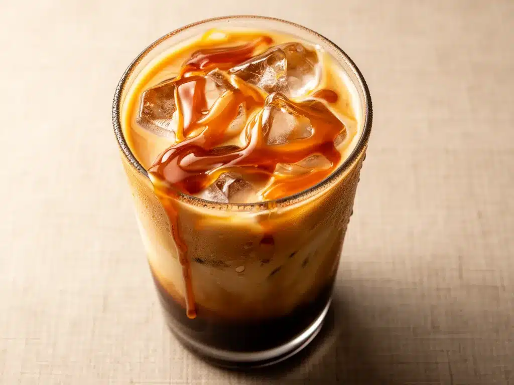 Eiskalter Karamell-Kaffee: In 5 Min. Das Beste 4 Eiskalter Karamell-Kaffee preparation steps