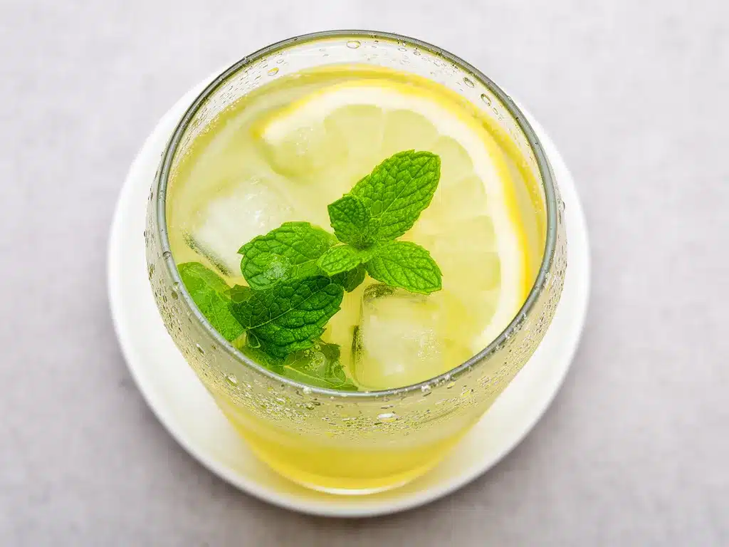 Erfrischende Minz-Limonade in 10 Min. 4 Erfrischende Minz-Limonade preparation steps