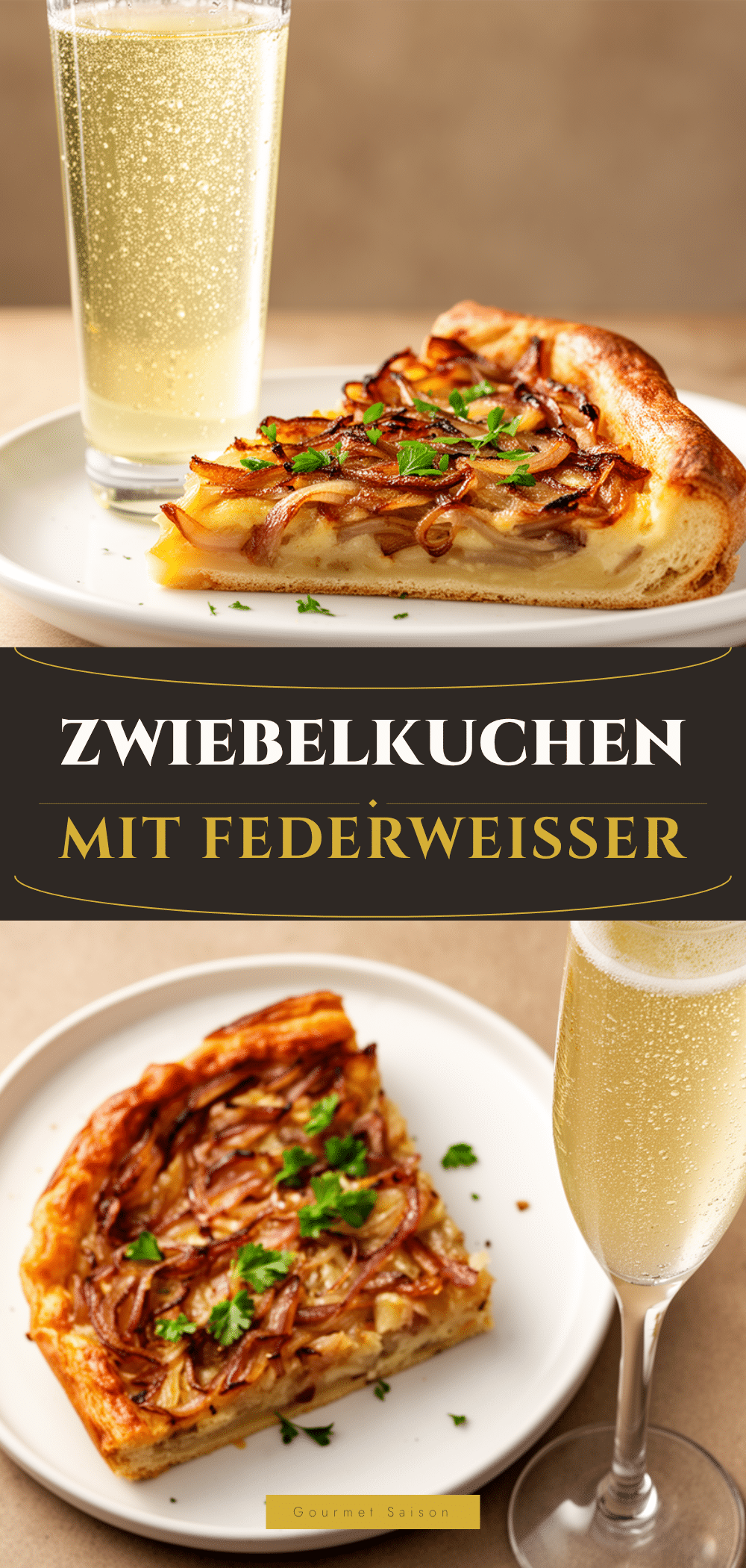 Federweißer Spritz: 5 Min. Zwiebelkuchen Rezept 5 Federweißer Spritz Zwiebelkuchen recipe