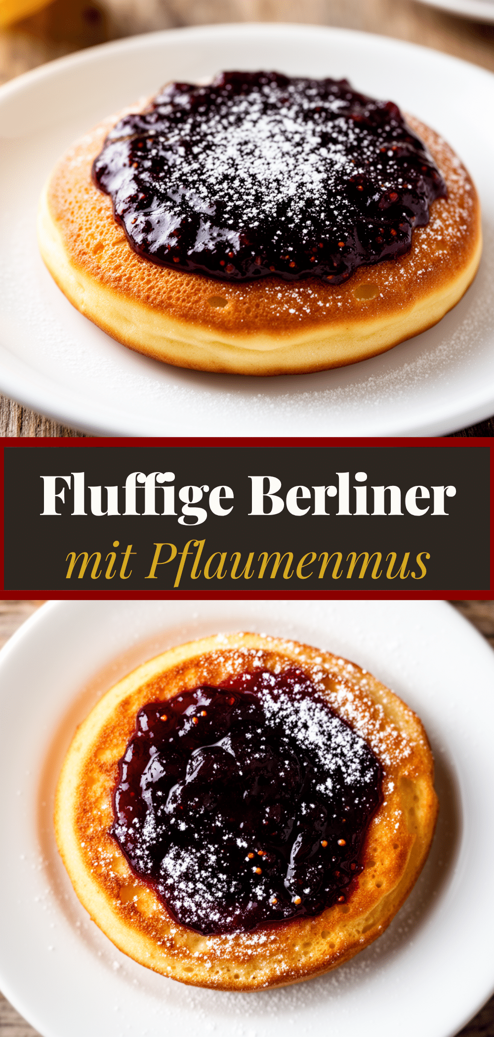 Fluffige Berliner mit Pflaumenmus: 3 einfache Schritte 5 fluffige Berliner mit Pflaumenmus recipe