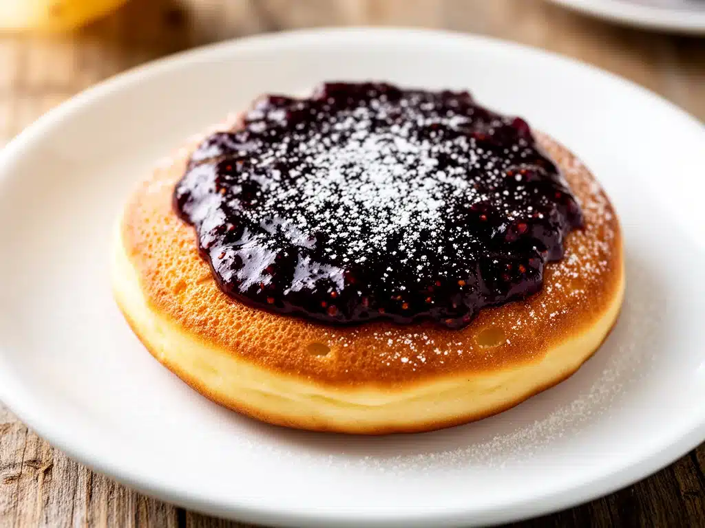 fluffige Berliner mit Pflaumenmus - featured image