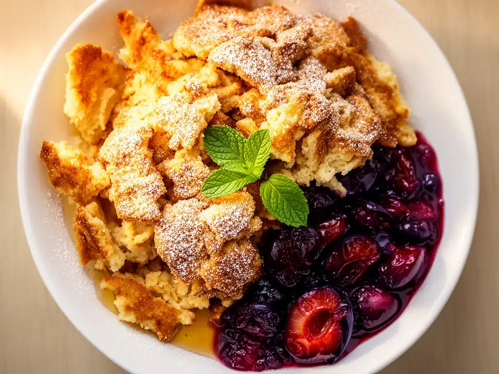 Kaiserschmarrn: Bestes Rezept für luftigen Genuss 4 fluffiger Kaiserschmarrn preparation steps