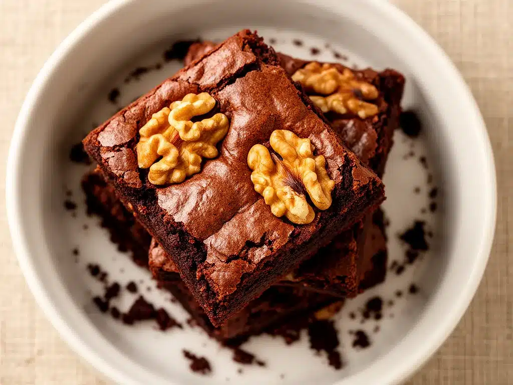 Fudgy Brownies mit Walnüssen: Saftig & Schokoladig 4 Fudgy Brownies mit Walnüssen preparation steps