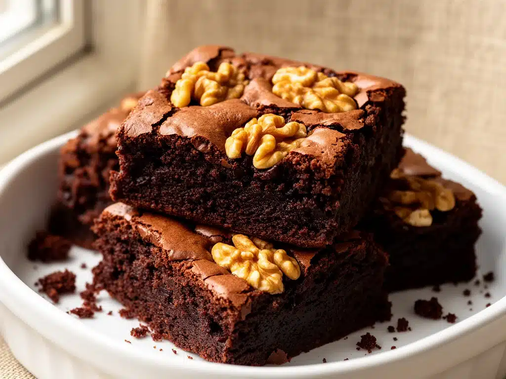 Fudgy Brownies mit Walnüssen - featured image