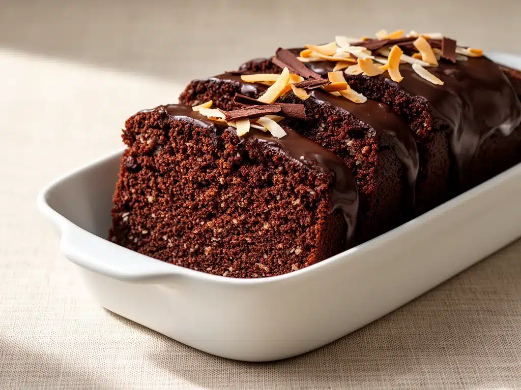 glutenfreier Schokoladenkuchen mit Kokosmehl - featured image
