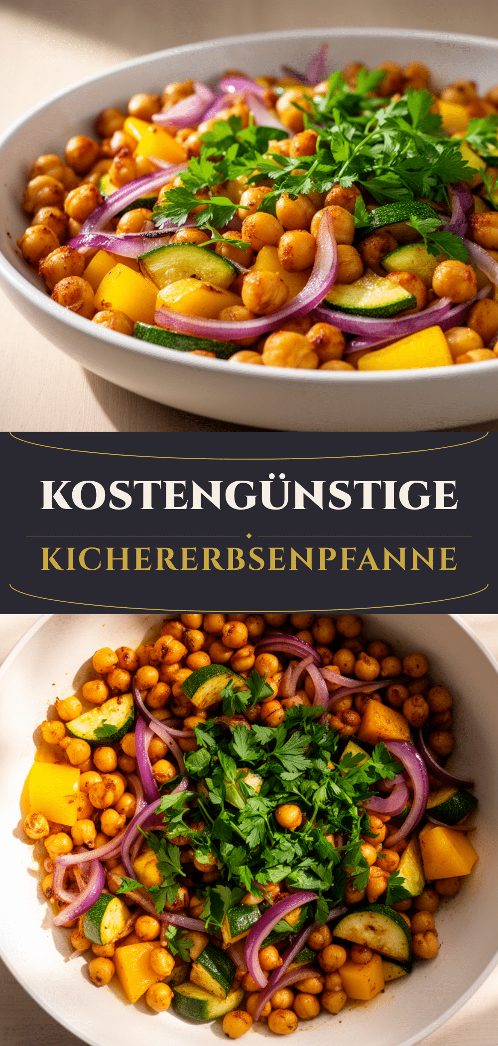 Günstige Kichererbsenpfanne: Das beste einfache Abendessen 5 Günstige Kichererbsenpfanne recipe