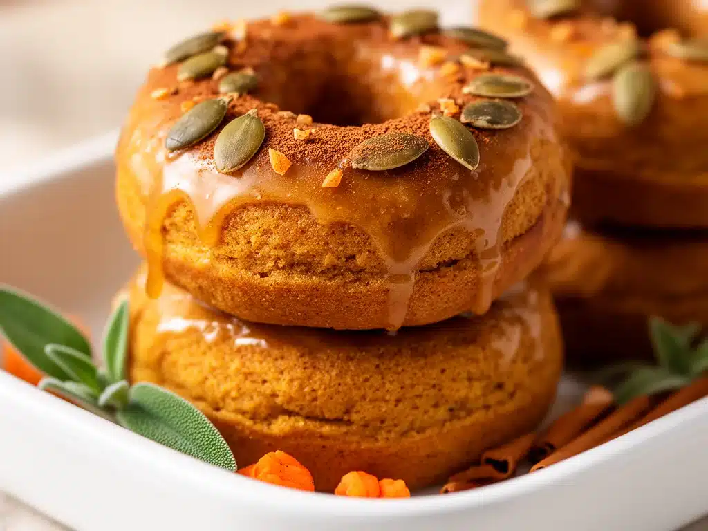 Herbstliche Kürbisdonuts - featured image